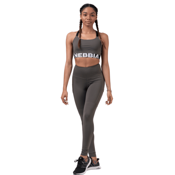 NEBBIA High waist Fit&Smart leggings Safari 505