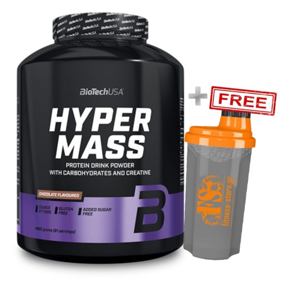 BiotechUSA Hyper Mass (4000gr) + ΔΩΡΟ FS Shaker (700ml)
