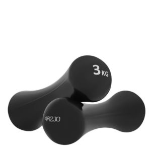 4FIZJO Αλτήρες Νεοπρενίου 8-Shape Μαύροι (2×3 kg)