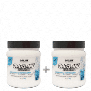 2 x Evolite Nutrition Creatine 100% Monohydrate ( 500gr )