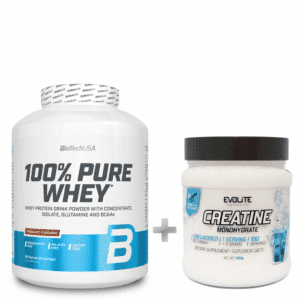 Biotechusa Pure Whey 2270gr + Evolite Creatine Monohydrate 500gr